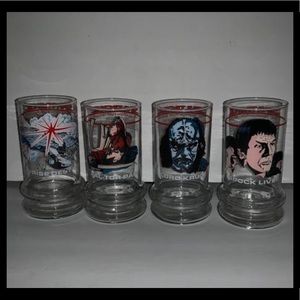 1984 Star Trek III Taco Bell Set of 4 Glasses